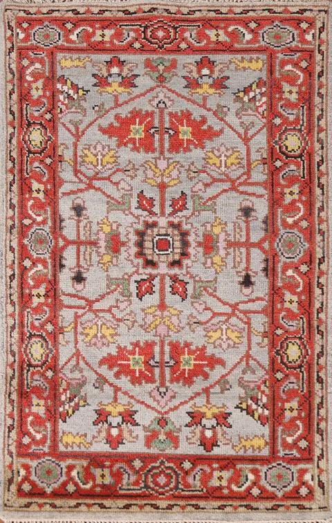 Handmade Heriz Serapi Indian Accent Rug 3x5