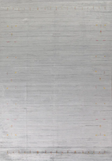 Striped Gabbeh Living Room Area Rug 9x12
