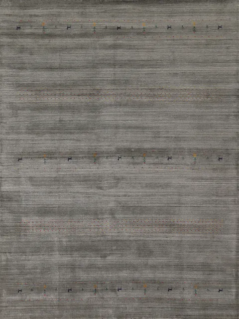 Handmade Wool Gabbeh Living Room Rug 8x10