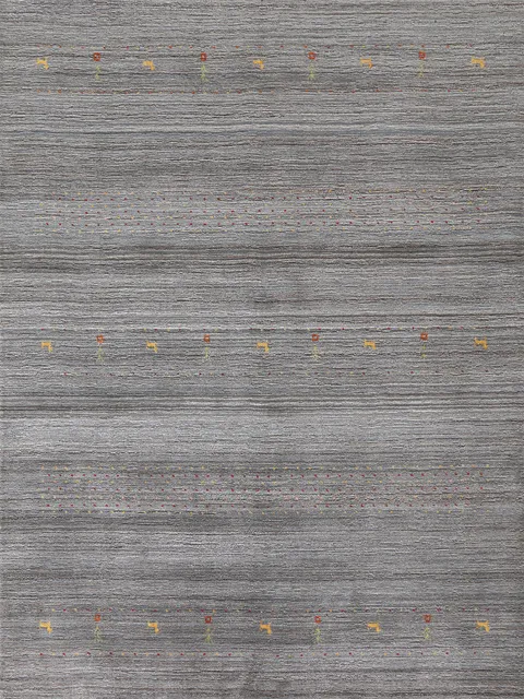 Tribal Gabbeh Indian Area Rug 6x8