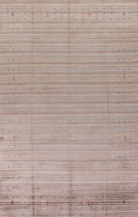 Striped Gabbeh Oriental Area Rug 8x12