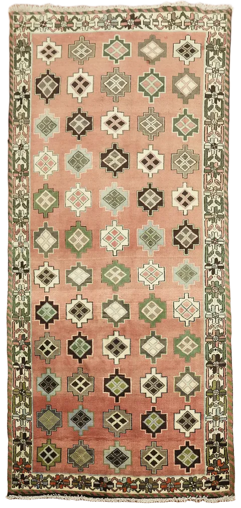 Geometric Bakhtiari Persian Area Rug 5x9