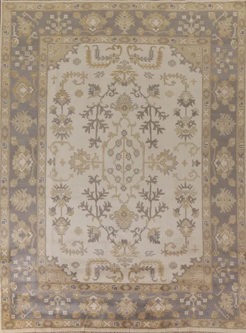 All-Over Oushak Indian Area Rug 9x12