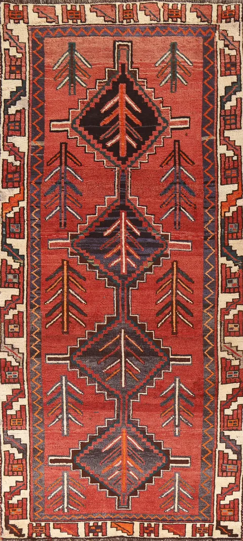 Geometric Lori Persian Runner Rug 4x10
