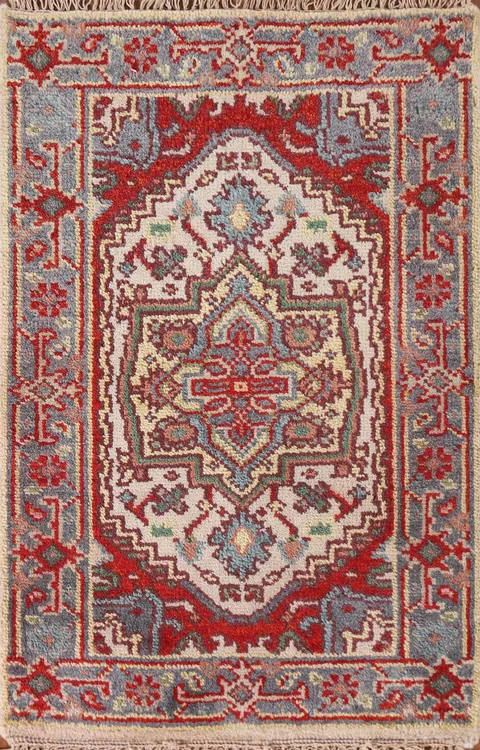 Geometric Heriz Serapi Oriental Rug 2x3