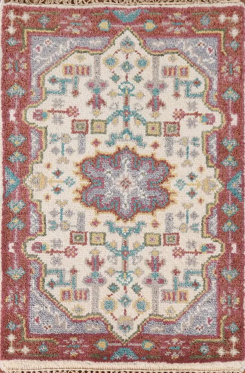 Geometric Kazak Indian Rug 2x3