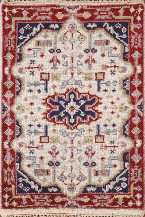 Geometric Kazak Indian Rug 2x3