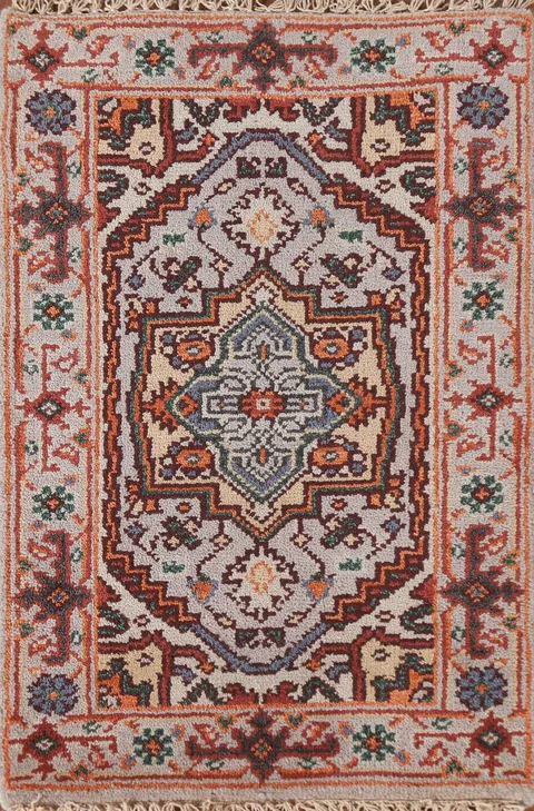 Handmade Heriz Serapi Oriental Rug 2x3