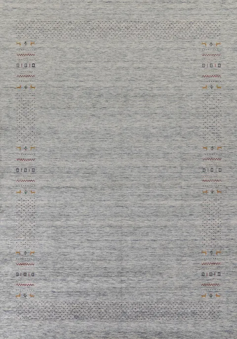 Handmade Gabbeh Indian Area Rug 9x12