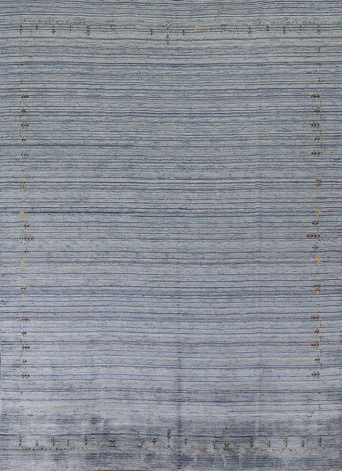 Striped Gabbeh Oriental Area Rug 8x10