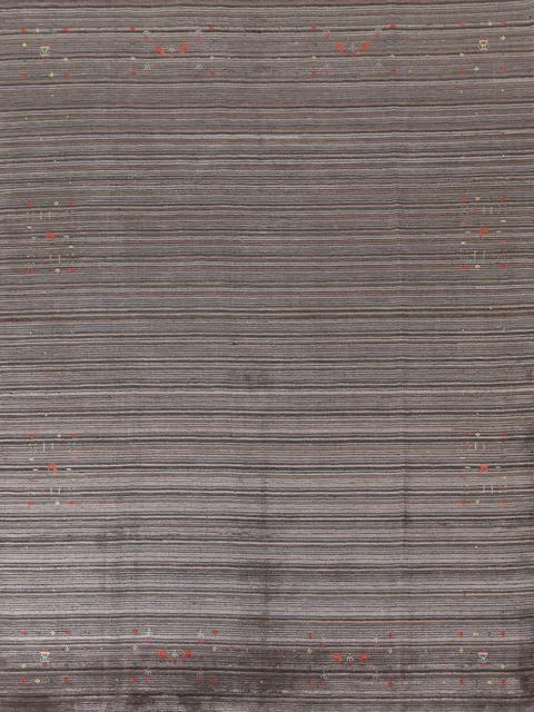 Striped Gabbeh Indian Area Rug 8x10