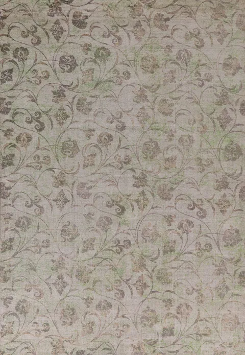 All-Over Floral Modern Oriental Area Rug 8x11