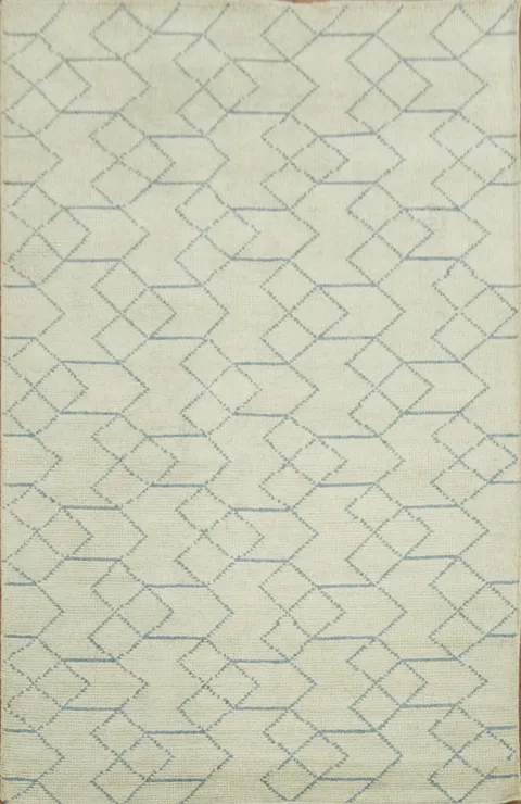 Trellis Moroccan Indian Area Rug 5x8