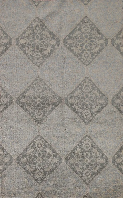 Geometric Moroccan Indian Area Rug 5x8