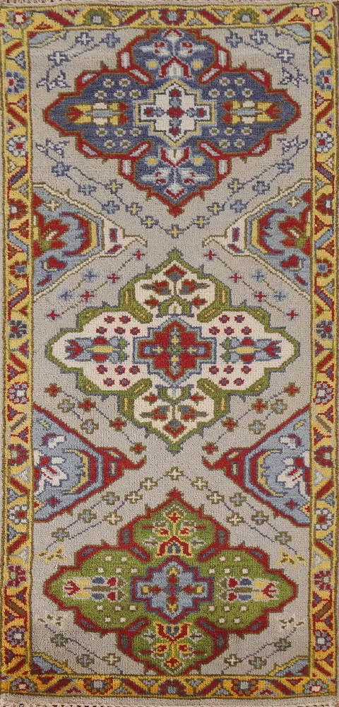 Geometric Kazak Oriental Rug 3x6