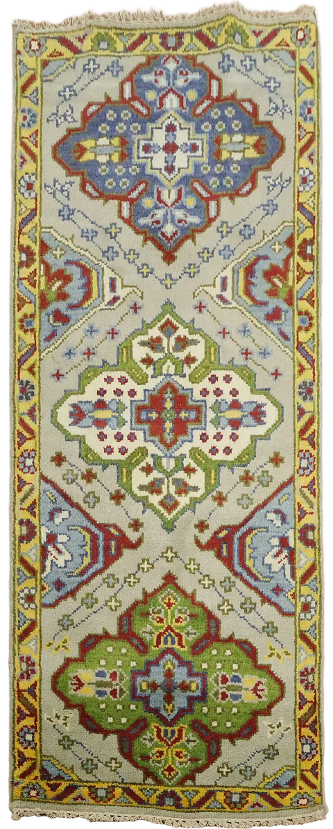 Geometric Kazak Oriental Rug 3x6