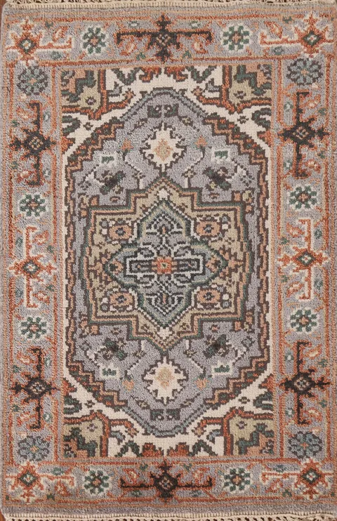 Gray Heriz Serapi Oriental Accent Rug 2x3