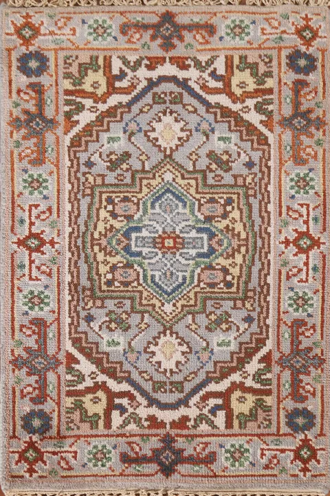 Geometric Heriz Serapi Oriental Rug 2x3