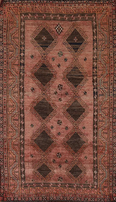Vegetable Dye Lori Persian Rug 4x7