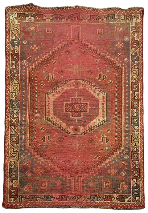 Tribal Geometric Qashqai Persian Rug 3x5