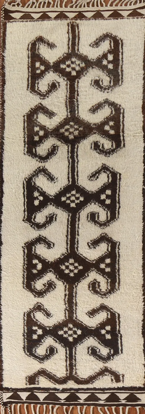 Push Anatolian Natural Dye Runner Rug 3x11
