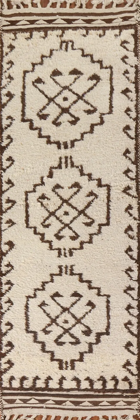 Turkish Anatolian Natural Dye Runner Rug 3x12
