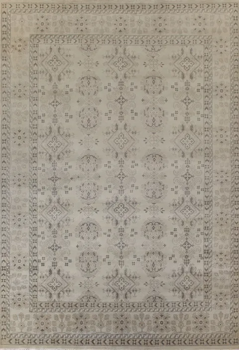Handmade Oushak Indian Large Rug 10x14