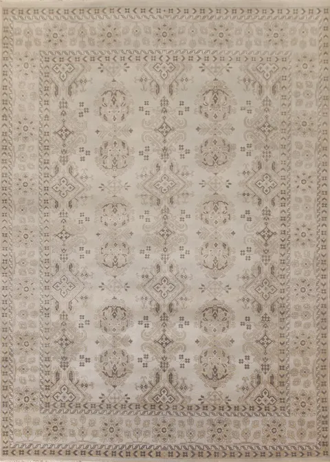 Geometric Oushak Oriental Area Rug 9x12