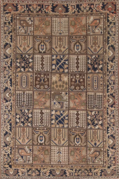 Garden Design Bakhtiari Persian Area Rug 7x10