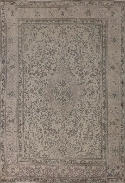 Distressed Tabriz Persian Area Rug 8x11