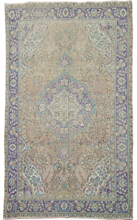 Handmade Wool Tabriz Persian Area Rug 7x10