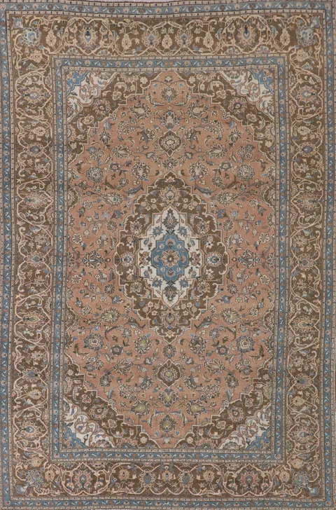 Traditional Kashan Persian Area Rug 8x11