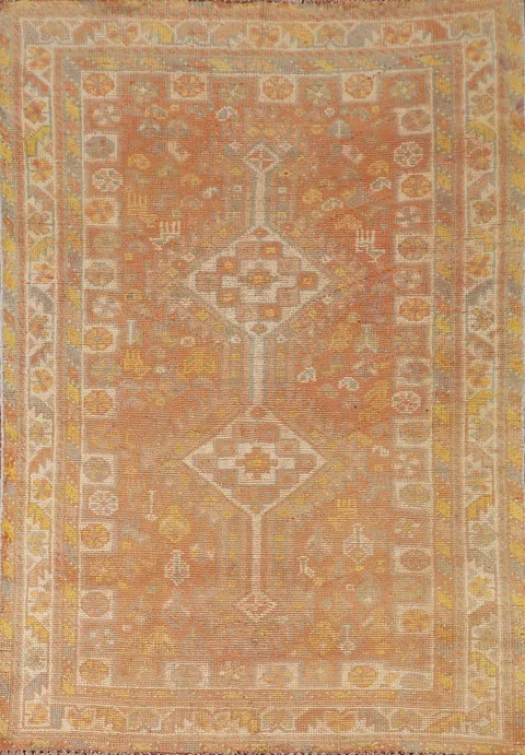 Tribal Geometric Shiraz Persian Rug 4x6