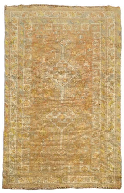 Tribal Geometric Shiraz Persian Rug 4x6