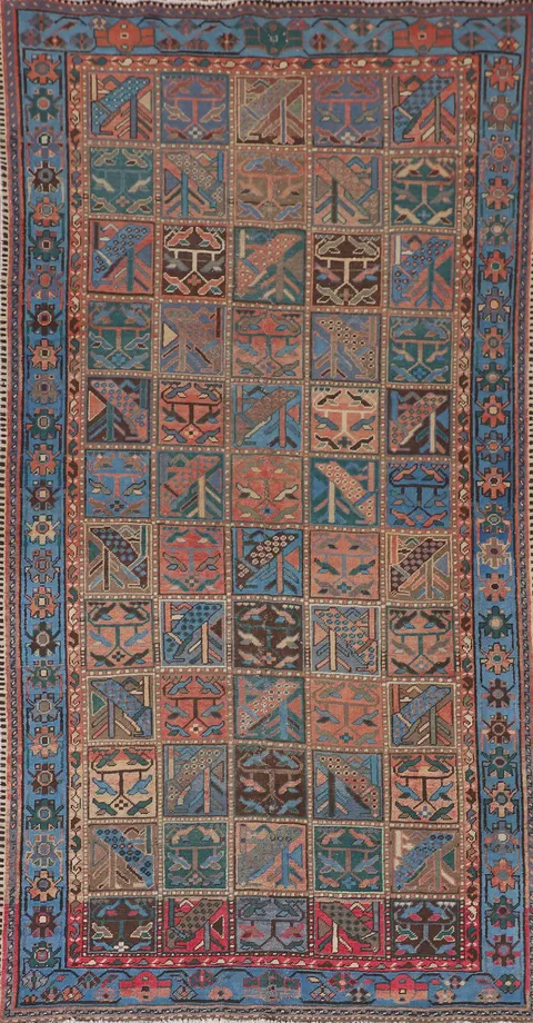Garden Design Bakhtiari Persian Area Rug 5x9