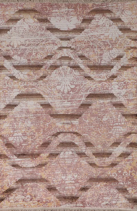 Handmade Abstract Modern Rug 4x6