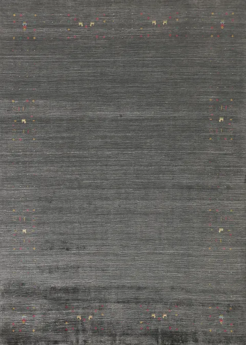Tribal Gray Gabbeh Indian Area Rug 8x10