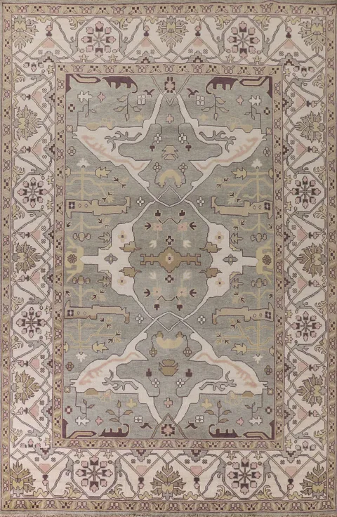 All-Over Oushak Oriental Large Rug 10x14
