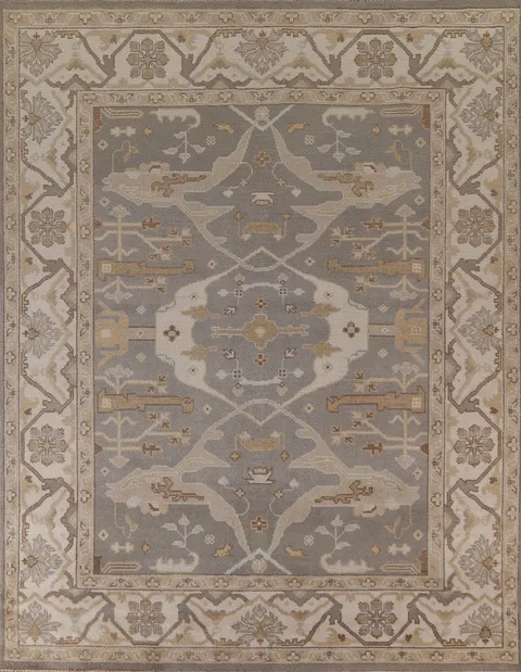 Handmade Wool Oushak Oriental Area Rug 8x10