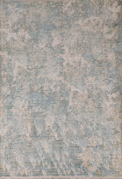 Striped Abstract Indian Area Rug 6x8