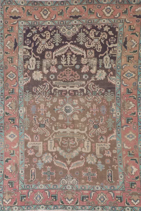 Handmade Wool Tabriz Persian Area Rug 6x9