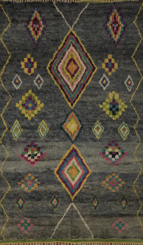 Stylish Geometric Moroccan Area Rug 7x11 to Enhance Your Home Decor