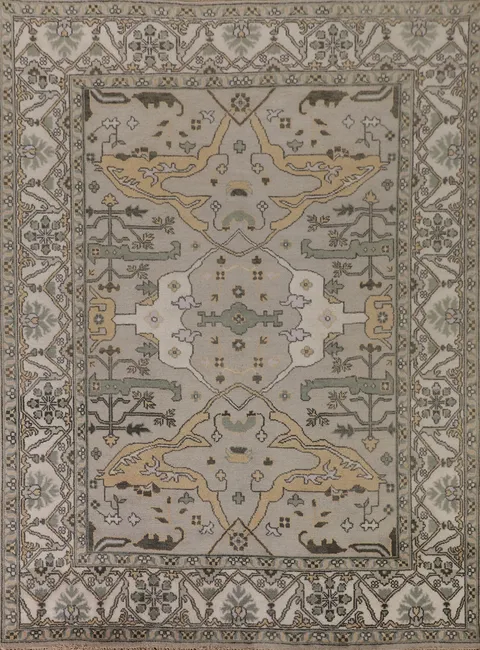 Al-Over Oushak Indian Area Rug 8x10