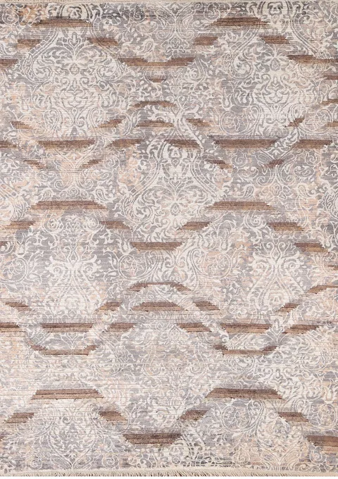 All-Over Abstract Indian Rug 4x6