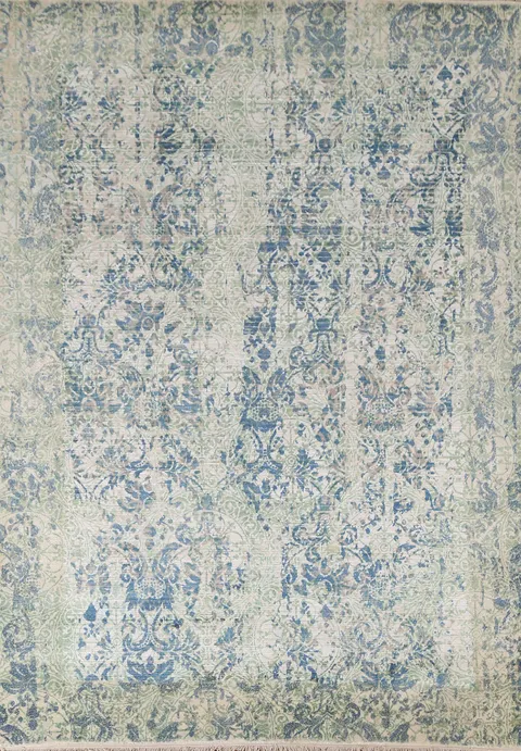 Modern Handmade Abstract Area Rug 6x8