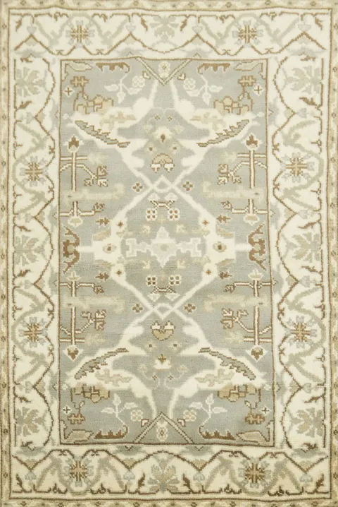 Handmade Oushak Oriental Rug 4x6