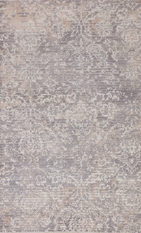 All-Over Striped Abstract Oriental Rug 3x5