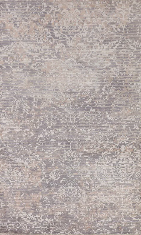 Handmade Modern Indian Abstract Rug 3x5