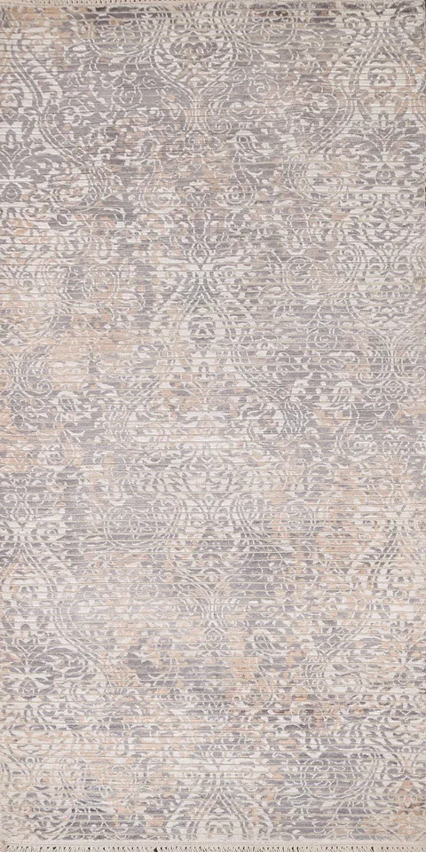 Handmade Modern Indian Abstract Rug 3x6