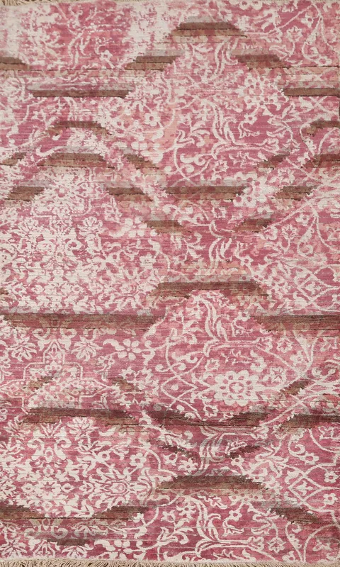 Handmade Wool Abstract Oriental Rug 3x5